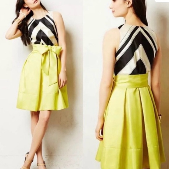 Moulinette Soeurs Vibrant Yellow A-Line Skirt - Picture 2 of 10